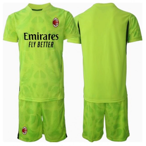 Fotballdrakt Barn AC Milan Keeper Tredjedraktsett 2024-25 Kortermet (+ Korte bukser)